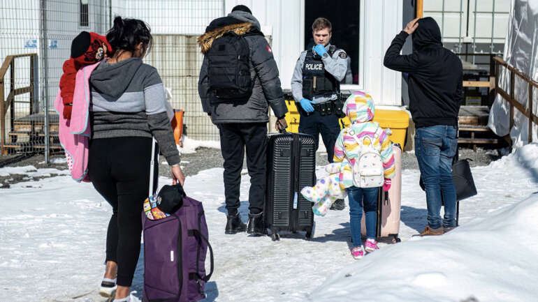 Northern Border Processing of Asylum Seekers